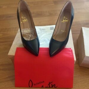 Christian Louboutin Classic Black Heels with Red Soles